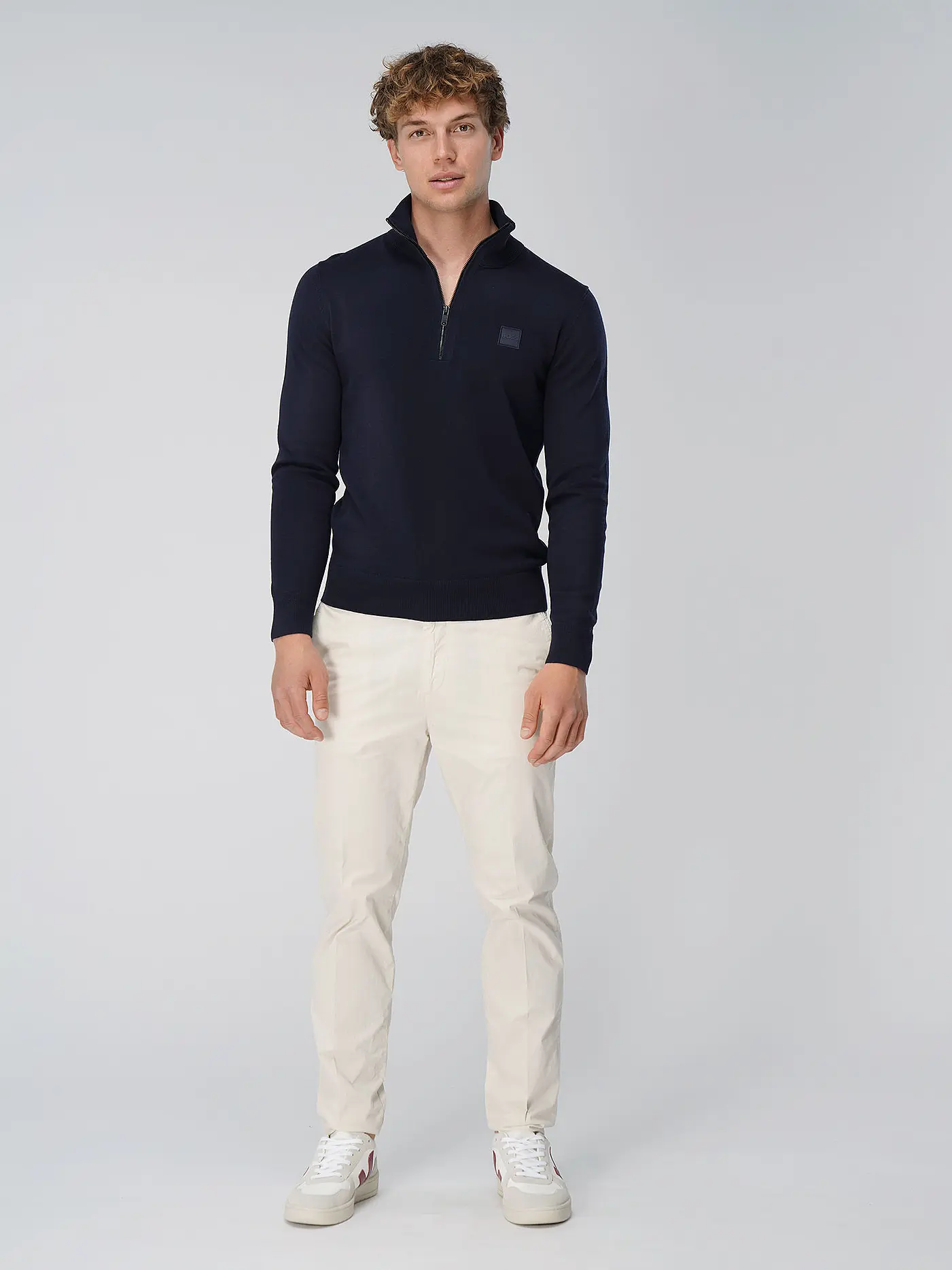 BOSS | Troyerpullover KANOBIX | blau